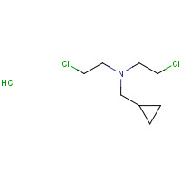 90202-51-0 2-Chloro-N-(2-chloroethyl)-N-(cyclopropylmethyl)-ethanamine hydrochloride chemical structure