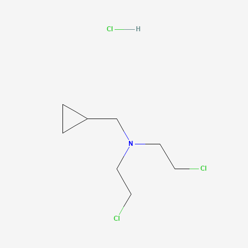 90202-51-0 2-Chloro-N-(2-chloroethyl)-N-(cyclopropylmethyl)-ethanamine hydrochloride chemical structure