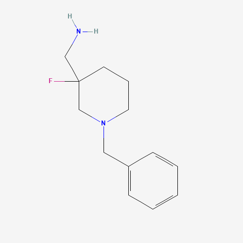 1185749-68-1 (1-Benzyl-3-fluoro-3-piperidyl)methanamine chemical structure