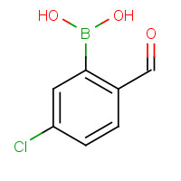 870238-36-1 5-Chloro-2-formylphenylboronic acid chemical structure