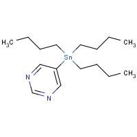 144173-85-3 5-(Tributylstannyl)pyrimidine chemical structure