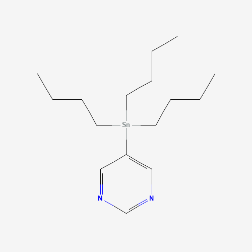 144173-85-3 5-(Tributylstannyl)pyrimidine chemical structure
