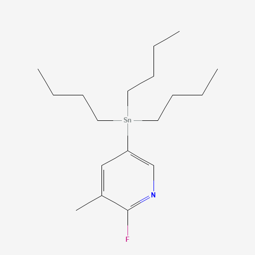 405556-98-1 2-Fluoro-3-methyl-5-(tributylstannyl)pyridine chemical structure