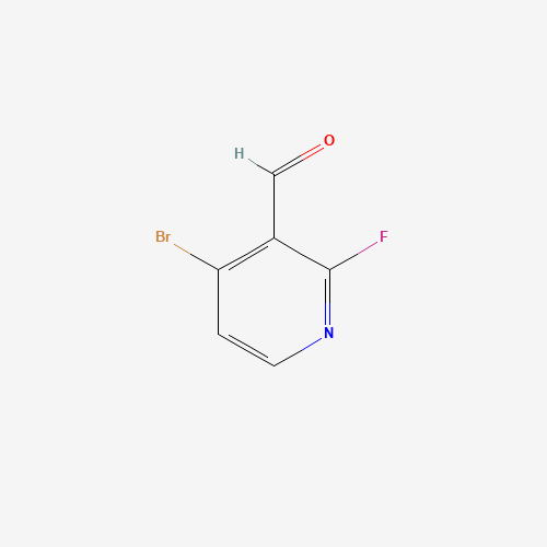 128071-77-2 4-Bromo-2-fluoro-3-formylpyridine chemical structure