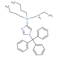 208934-35-4 4-(Tributylstannyl)-1-tritylimidazole chemical structure