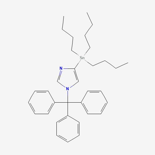 208934-35-4 4-(Tributylstannyl)-1-tritylimidazole chemical structure