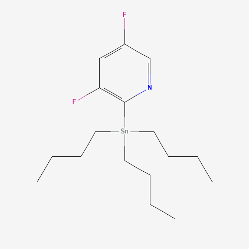 765917-25-7 3,5-Difluoro-2-tributylstannylpyridine chemical structure