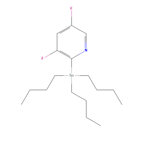765917-25-7 3,5-Difluoro-2-tributylstannylpyridine chemical structure