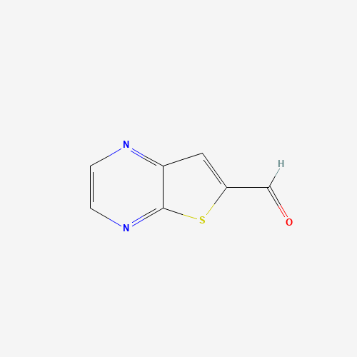 857283-69-3 Thieno[2,3-b]pyrazine-6-carboxaldehyde chemical structure
