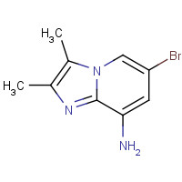 212268-15-0 6-Bromo-2,3-dimethylimidazo[1,2-a]pyridin-8-ylamine chemical structure