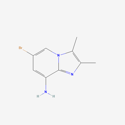 212268-15-0 6-Bromo-2,3-dimethylimidazo[1,2-a]pyridin-8-ylamine chemical structure