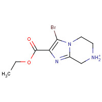 1170568-70-3 Ethyl 3-bromo-5,6,7,8-tetrahydroimidazo-[1,2-a]pyrazine-2-carboxylate hydrochloride chemical structure