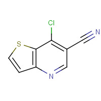 700844-09-3 7-Chlorothieno[3,2-b]pyridine-6-carbonitrile chemical structure