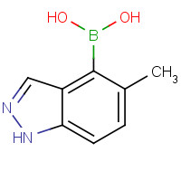 1245816-10-7 5-Methyl-1H-indazole-4-boronic acid chemical structure