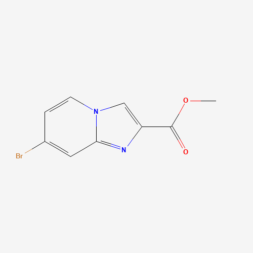 1170024-19-7 7-Bromoimidazo[1,2-a]pyridine-2-carboxylic acid methyl ester chemical structure