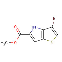 1105187-36-7 3-Bromo-4H-thieno[3,2-b]pyrrole-5-carboxylic acid methyl ester chemical structure