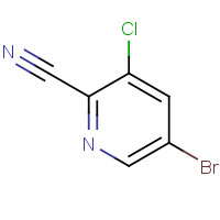 945557-04-0 5-Bromo-3-chloropyridine-2-carbonitrile chemical structure