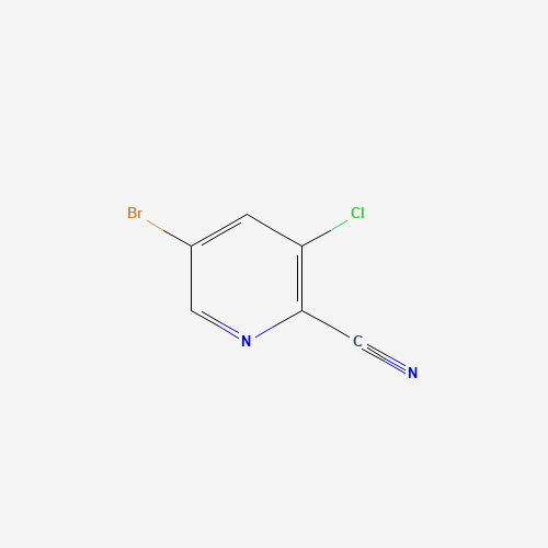 945557-04-0 5-Bromo-3-chloropyridine-2-carbonitrile chemical structure
