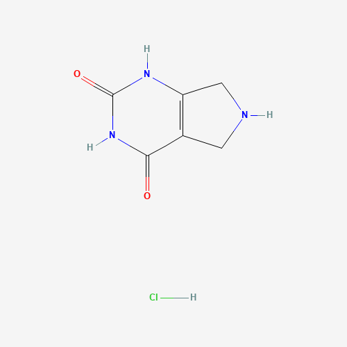 13931-24-3 6,7-Dihydro-1H-pyrrolo[3,4-d]pyrimidine-2,4(3H,5H)-dione hydrochloride chemical structure