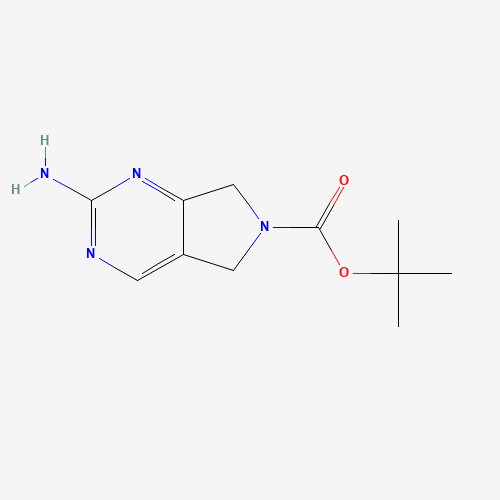 1105187-42-5 tert-Butyl 2-amino-5H-pyrrolo[3,4-d]pyrimidine-6(7H)-carboxylate chemical structure