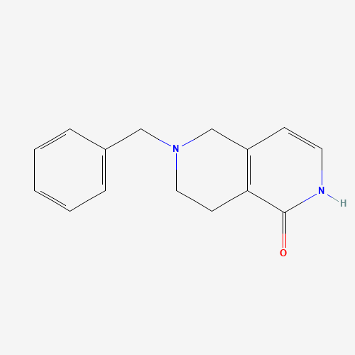 601514-62-9 6-Benzyl-5,6,7,8-tetrahydro-2,6-naphthyridin-1(2H)-one chemical structure
