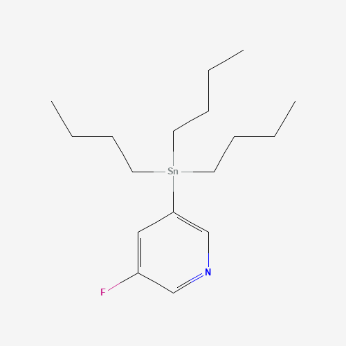 871942-19-7 3-Fluoro-5-(tributylstannyl)pyridine chemical structure