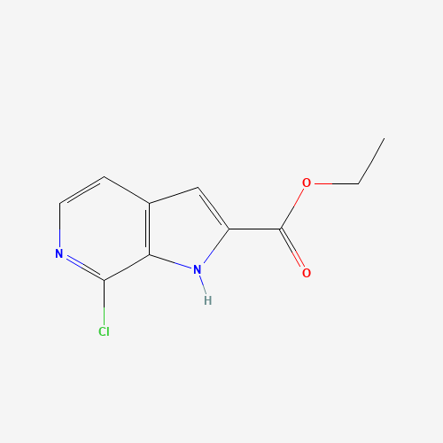 867034-10-4 Ethyl 7-chloro-1H-pyrrolo[2,3-c]pyridine-2-carboxylate chemical structure