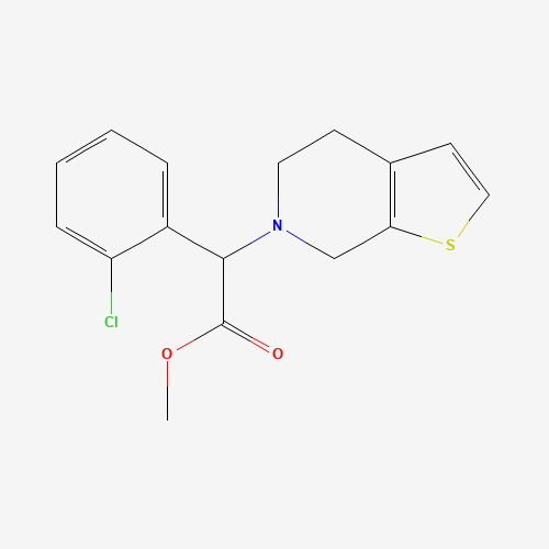 144457-43-2 Methyl 2-(2-chlorophenyl)-2-(4,5-dihydrothieno-[2,3-c]pyridin-6(7H)-yl)acetate chemical structure