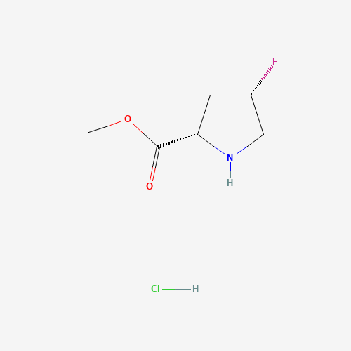 58281-79-1 (2S,4S)-Methyl 4-fluoropyrrolidine-2-carboxylate hydrochloride chemical structure