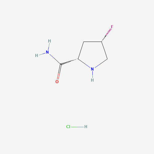426844-23-7 (2S,4S)-4-Fluoropyrrolidine-2-carboxamide hydrochloride chemical structure