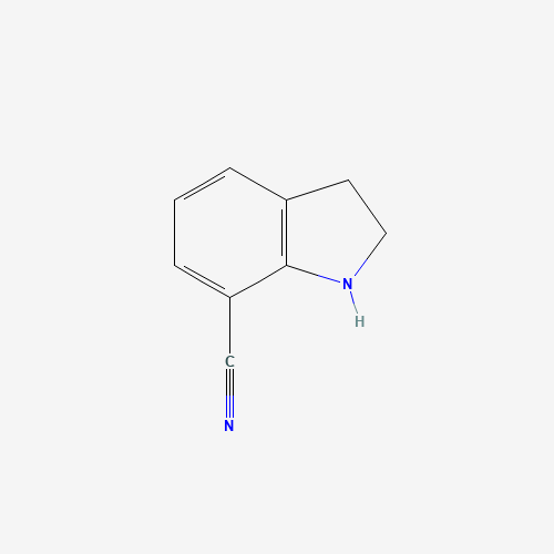 115661-82-0 2,3-Dihydro-1H-indole-7-carbonitrile chemical structure