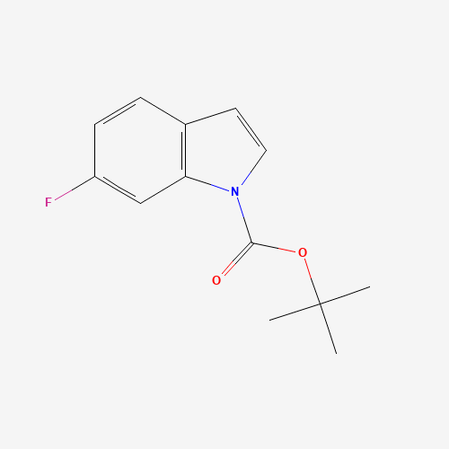 1208459-96-4 N-(Boc)-6-fluoroindole chemical structure