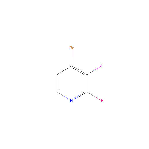 917969-51-8 4-Bromo-2-fluoro-3-iodopyridine chemical structure
