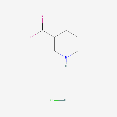 1093759-69-3 3-Difluoromethylpiperidine hydrochloride chemical structure