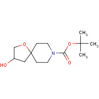 240401-09-6 3-Hydroxy-1-oxa-8-azaspiro[4.5]decane-8-carboxylic acid tert-butyl ester chemical structure