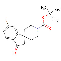 910442-55-6 6-Fluoro-3-oxo-2,3-dihydrospiro[indene-1,4'-piperidine]-1'-carboxylic acid tert-butyl ester chemical structure