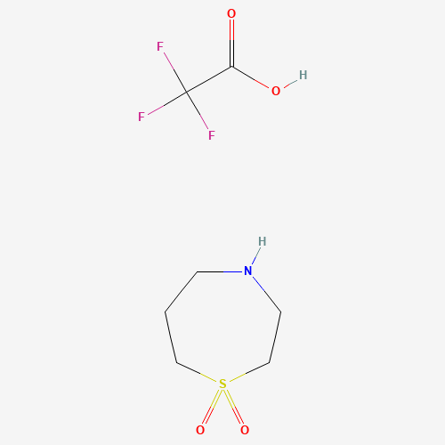 756815-81-3 1,4-Thiazepane-1,1-dioxide trifluoroacetate chemical structure