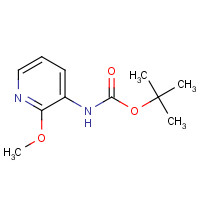 161117-83-5 tert-Butyl 2-methoxypyridin-3-ylcarbamate chemical structure