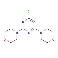 10244-24-3 4,4'-(6-Chloropyrimidine-2,4-diyl)dimorpholine chemical structure