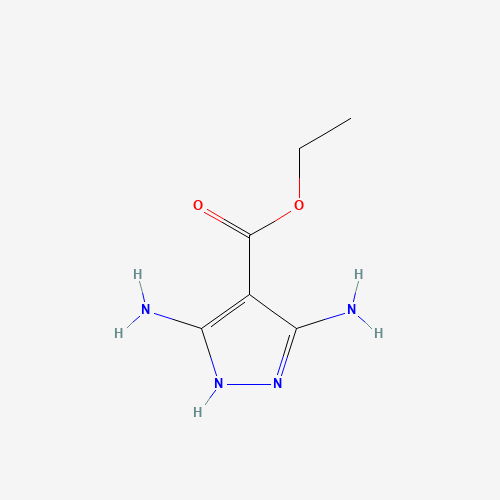 6825-71-4 Ethyl 3,5-diamino-1H-pyrazole-4-carboxylate chemical structure
