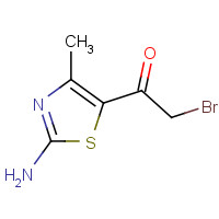 32519-72-5 1-(2-Amino-4-methylthiazol-5-yl)-2-bromoethanone chemical structure