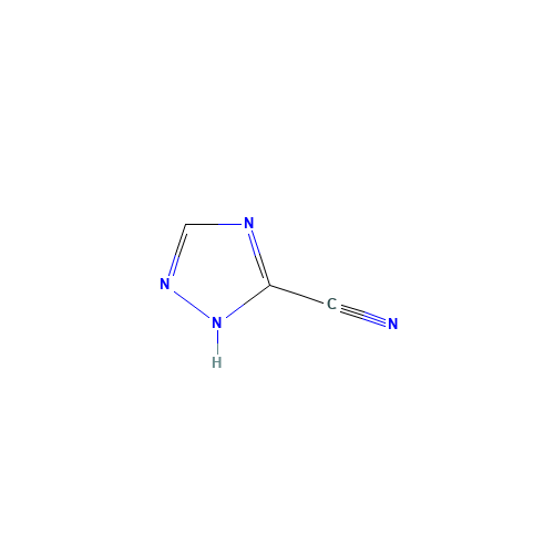 3641-10-9 3-Cyano-1,2,4-triazole chemical structure