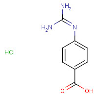 16060-65-4 4-[(Diaminomethylene)amino]benzoic acid hydrochloride chemical structure