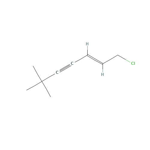 126764-17-8 (2E)-1-Chloro-6,6-dimethyl-2-hepten-4-yne chemical structure
