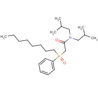 83242-95-9 N,N-Diisobutyl-2-[octyl(phenyl)phosphoryl]acetamide chemical structure