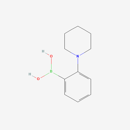 1050505-85-5 2-(Piperidinyl)phenylboronic acid chemical structure