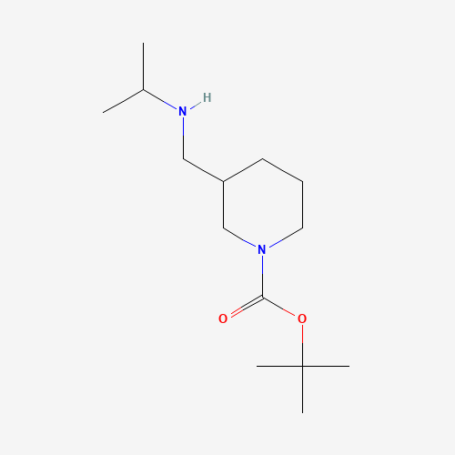 1289386-34-0 2-Methyl-2-propanyl 3-[(isopropylamino)methyl]-1-piperidinecarboxylate chemical structure