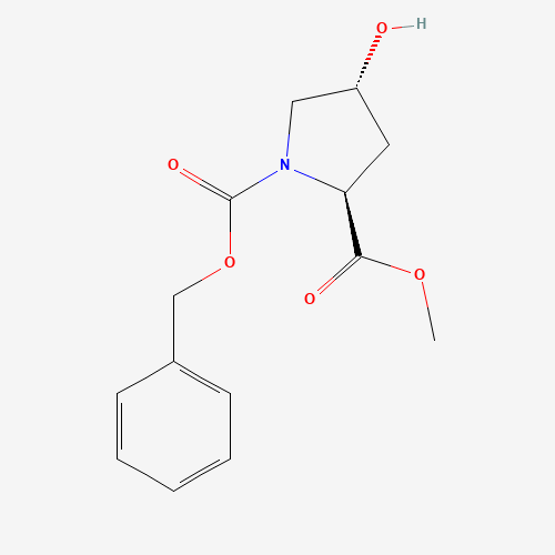 64187-48-0 1-Benzyl 2-methyl (2S,4R)-4-hydroxy-1,2-pyrrolidinedicarboxylate chemical structure