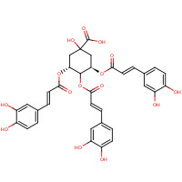 86632-03-3 (3R,5R)-3,4,5-Tris{[(2E)-3-(3,4-dihydroxyphenyl)-2-propenoyl]oxy}-1-hydroxycyclohexanecarboxylic acid chemical structure
