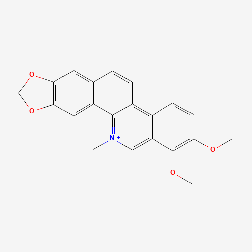 34316-15-9 1,2-Dimethoxy-12-methyl[1,3]benzodioxolo[5,6-c]phenanthridin-12-ium chemical structure